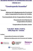 Córdoba: Encuentro Provincial de Cooperadoras Escolares 2015